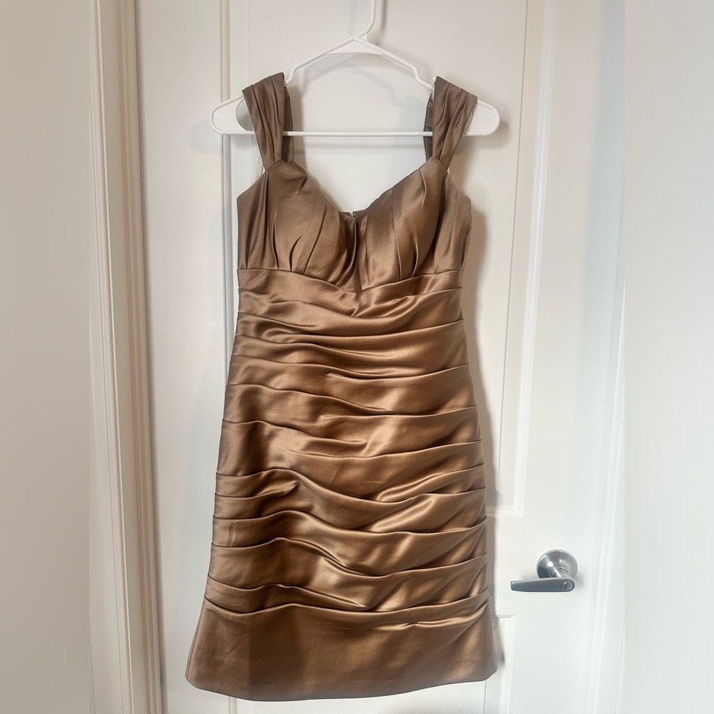 Champagne Bridesmaid Gown